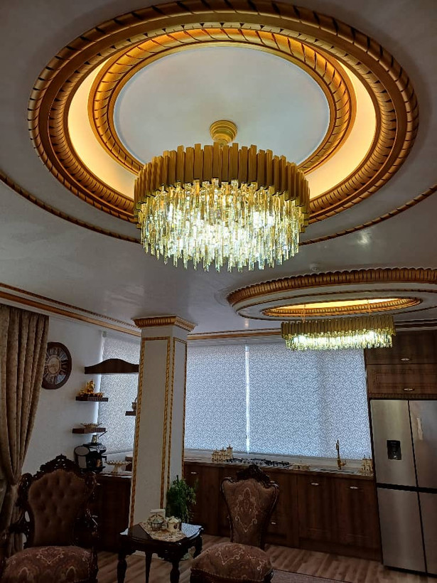 لوستر پیانویی مدل ( کریستال منظم ) سایز 60 پرحجم